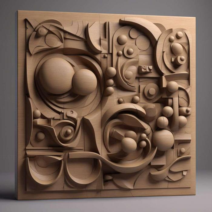 نموذج ثلاثي الأبعاد لآلة CNC 3D Art 